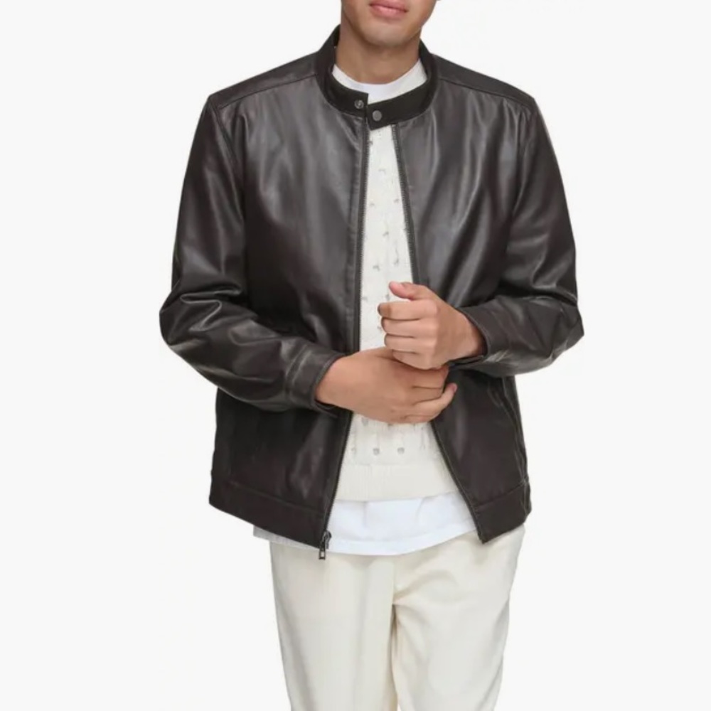 Black Varkas Leather Jacket